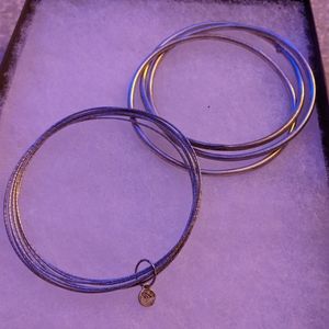 Silpada sterling silver multi bangle bracelet and other multi bangle bracelet